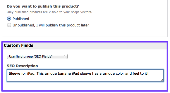 Custom SEO Fields