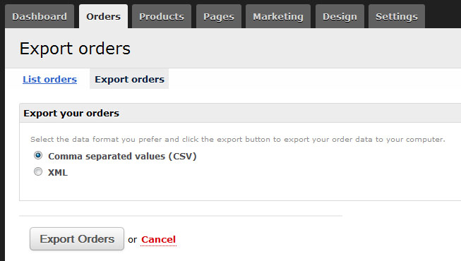 exportorders