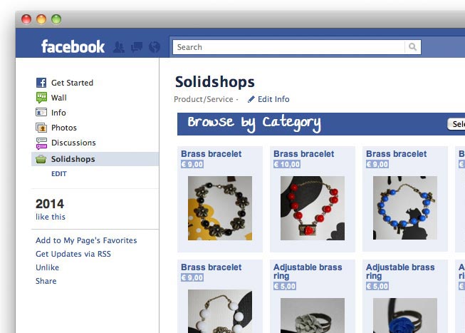 Facebook Stores