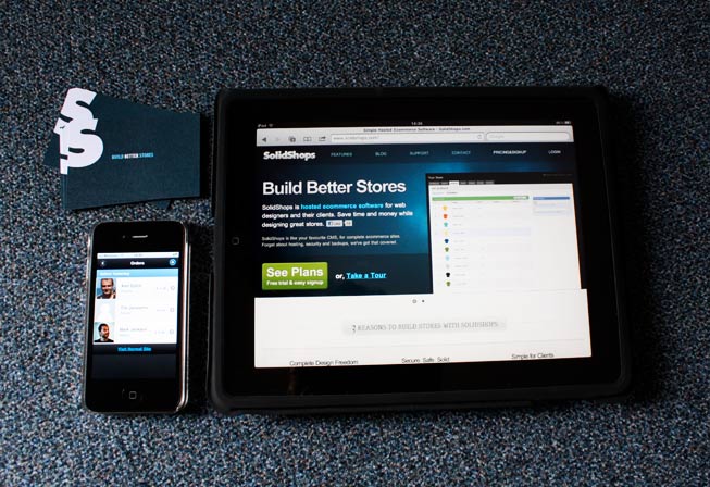 SolidShops on iPhone and iPad