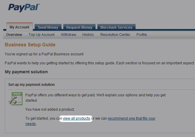 PayPal Website Payments Standard.