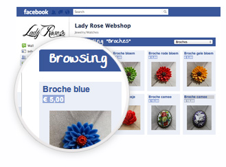 Facebook stores application